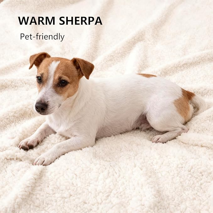 Waterproof Dog Blanket for Large Dog, Leak Proof Pet Sherpa Couch Throw Blankets for Cat, Reversible Sofa Bed Protector Machine Washable-40 x50,Pink