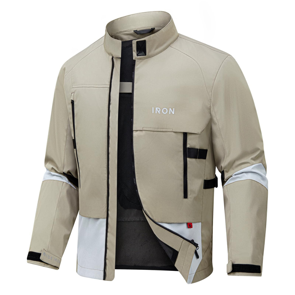 RIDEIRON Summer Motorcycle Riding Jacket with CE Armor