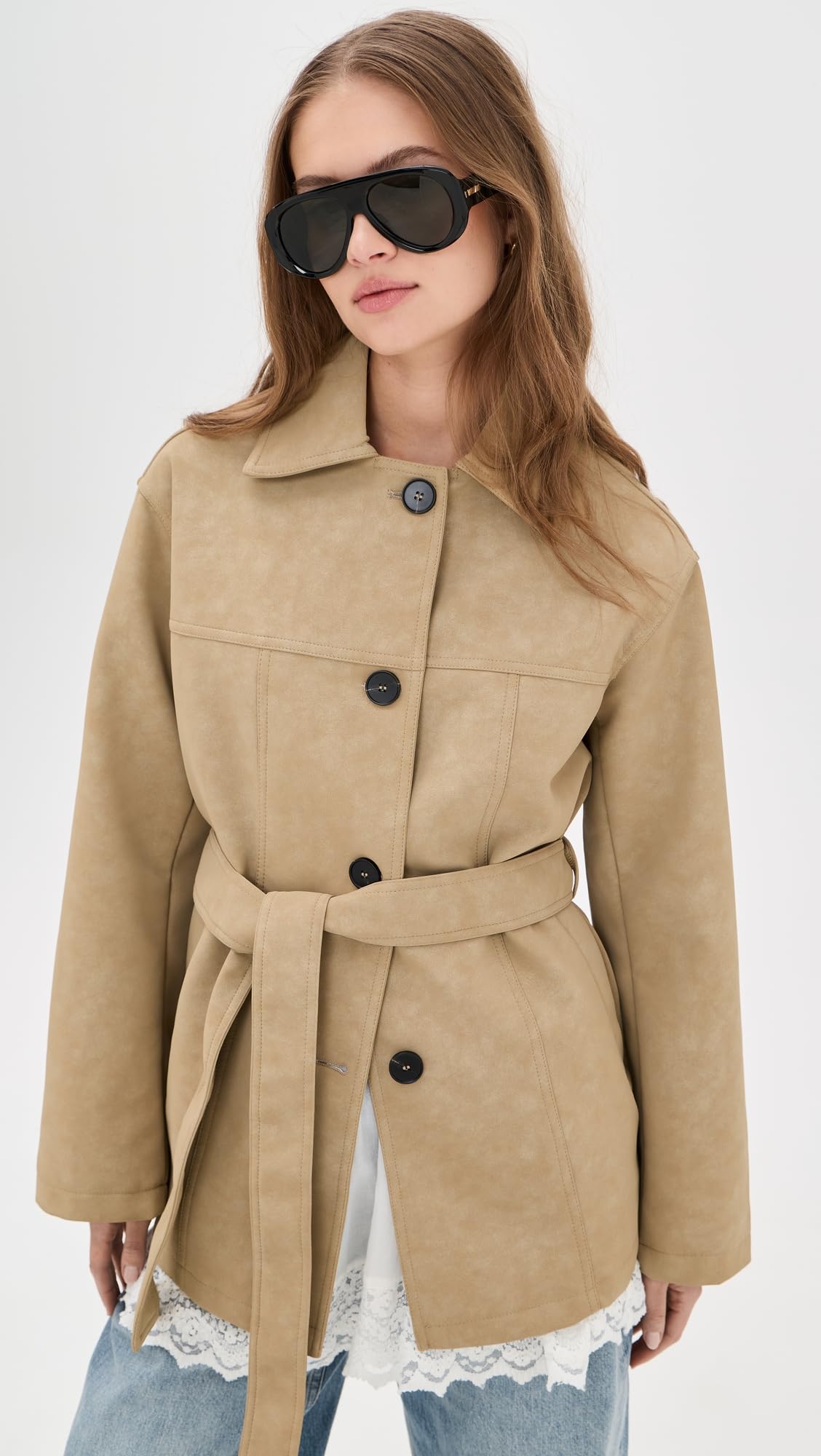 4TH+RECKLESS Women's Rowena Jacket, Camel, M