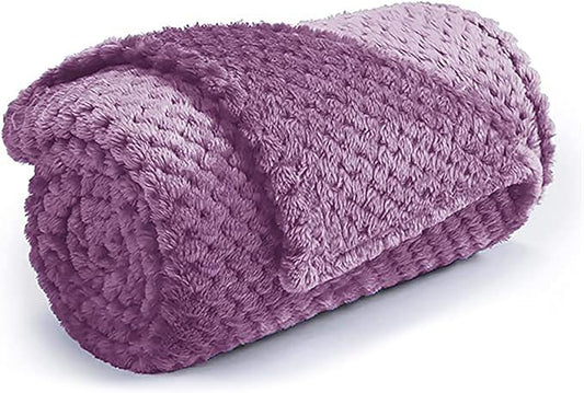 Pet Blanket Warm Soft Dog Blankets Washable Cat Throw Blankets Sofa Bed Couch Furniture Protector Cover for Small Medium Large Dogs Cats, Pink, 20" x 28"
