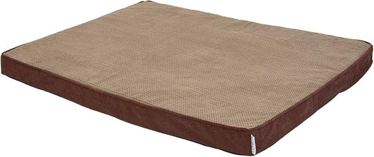 Petmate La-Z-Boy Bentley Orthopedic Foam X-Large Dog Bed Sephia Brown (44 x 34 x 3 inches) for Dogs up to 80lbs with Supportive Foam Durable Removable Washable Cover