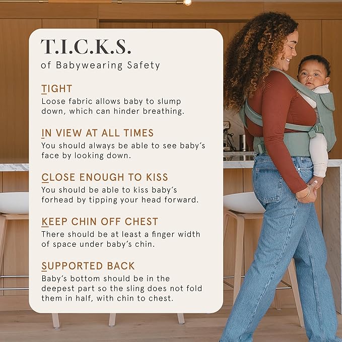 WildBird - Aerial Buckle Carrier - 2-24 Months - Large (L-4XL) Willow - Front or Back Carry - Cross Straps, Lumbar Support, Headrest - Hip Healthy - Baby Carrier - Baby Essentials - New Mom Gifts