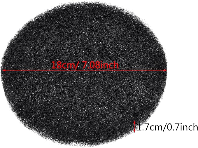 Aquarium Filter Pads Compatible with FX4 / FX5 / FX6 Canister Filter Media Replacement Parts (Polishing Pads, 6 Pcs)