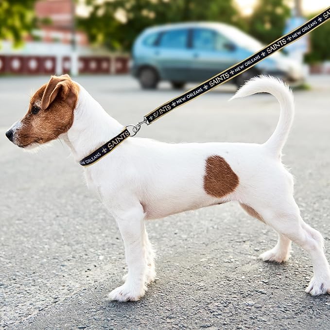 Pets First NFL New Orleans Saints Licensed PET COLLAR, Extra Large - Heavy-Duty, Strong, and Durable Dog Collar. Available in 31 Football Teams and 4 Sizes