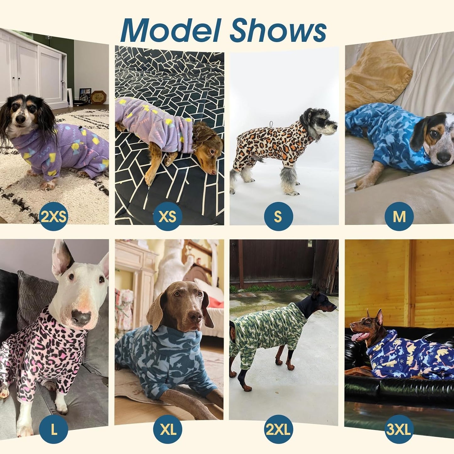ROZKITCH Pajamas for Dogs Large, Pet Windproof Warm Cold Weather Jacket Vest with Luminous Zipper, Jumpsuit Apparel Outfit Clothes for Small Medium Large Dog Shark 2XL