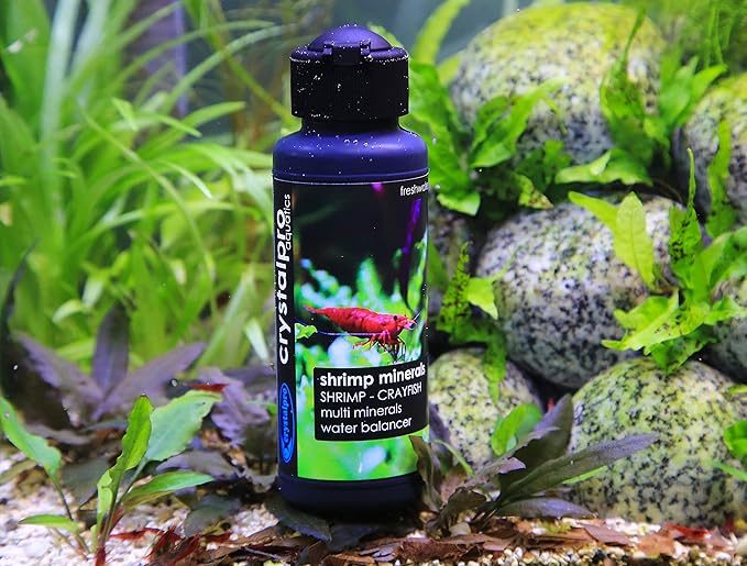Shrimp Minerals 16.9 Oz – Liquid Aquarium Salt & Trace Elements for Freshwater Shrimp Tanks – Supports Caridina & Neocaridina – Molting & Breeding Additive – Invertebrate Tank Conditioner
