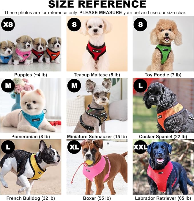 Authentic Puppia Soft Harness, Grey, X-Large