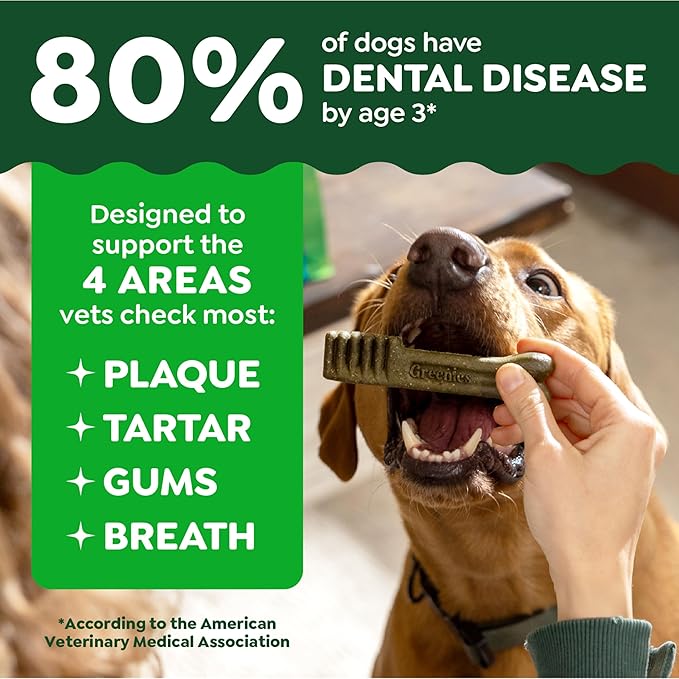 Greenies Veterinarian-Recommended Adult Natural Dental Dog Treats Petite Size,Variety Pack Flavor,(3) 12 oz. Packs,60 Count (Pack of 2)