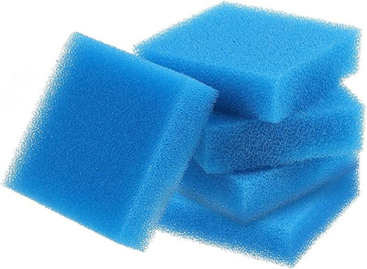 6 Pack Aquarium Sponge Fish Tank Scrubber for Glass Fish Tank Cleaning Sponge Aquarium Cleaning Sponges Cleaner Tools Algae Scrubber for Fishes Tanks Wall Cleaners (Blue)