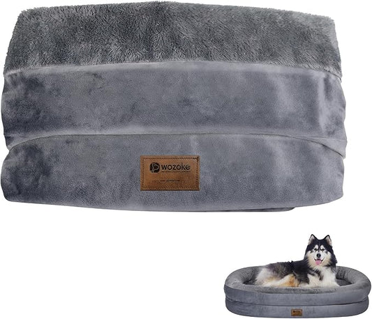 Orthopedic Washable Large Dog Bed Cover (48" L x 35" W)