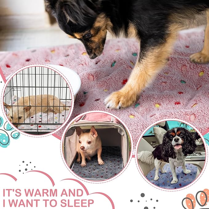 Tudomro 8 Pcs Guinea Pig Blankets Absorbent Washable Animal Fleece Bedding Cage Liners Waterproof Reusable Pet Pee Sleep Mat Pad Cover for Chinchilla Hamster Ferret(Dot,35 x 24 Inch)