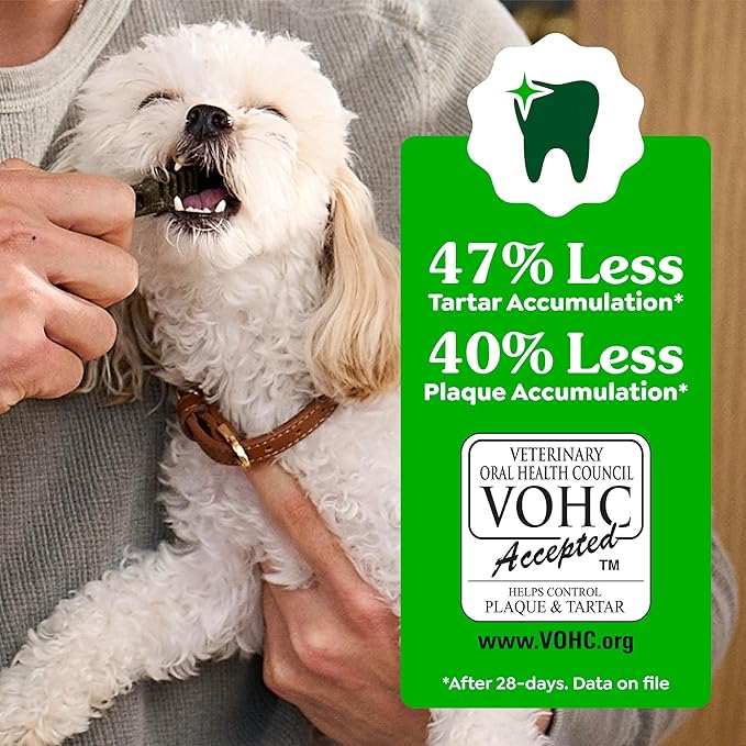 Greenies Veterinarian-Recommended Adult Natural Dental Dog Treats Petite Size, Sweet Potato Flavor, 12 oz. Pack, 20 Count