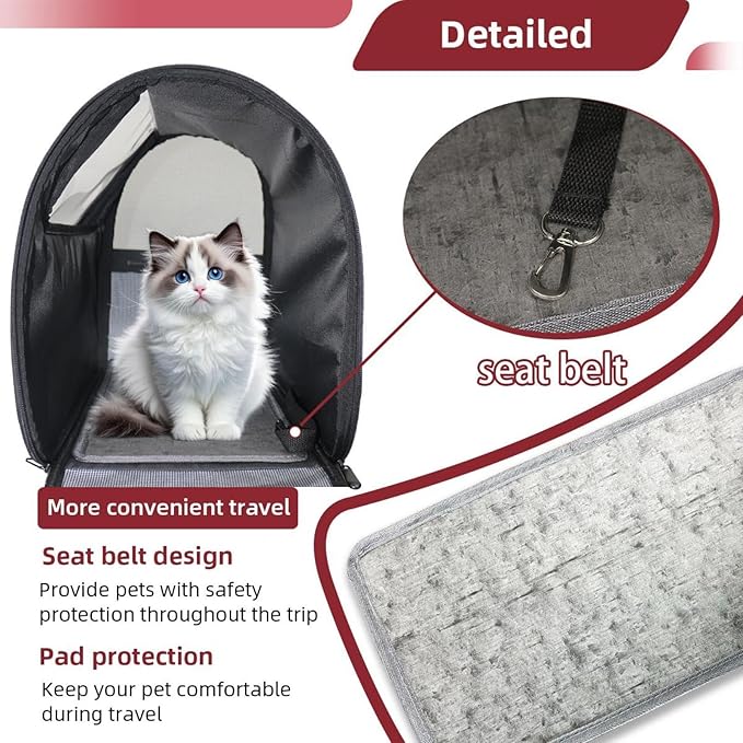 Pink Leopard Print (1) Cat Backpack Carrier, Pet Backpack for Dog Cat Puppy Kitty, Travel Carrier for Hiking Walking Outdoor Use