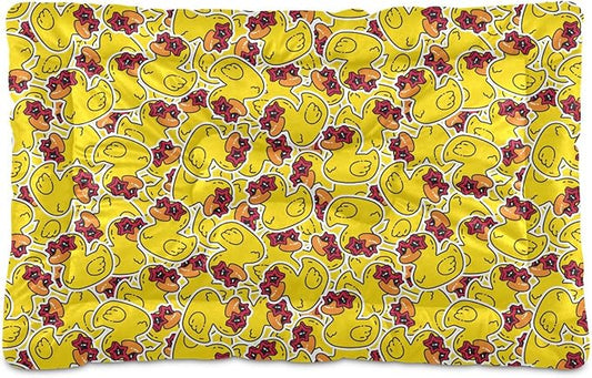 Pet Bed Rubber Duck Star Dog Bed Mat Absorbing Non Slip Pad Pet Sleeping Mat for Small, Medium, and Large Dogs Puppy Cat 36 in x 24 in