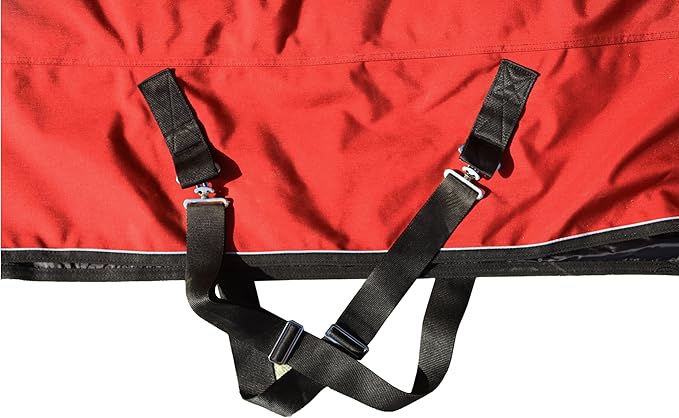 T TEKE Ultimate Turnout Blanket for Horses, 1050D Ballistic Nylon Outer, 220g Medium Weight Filling