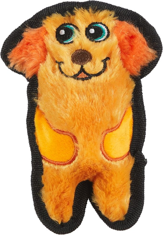 Outward Hound Durablez Minis Stuffing-Free Squeaky Plush Dog Toy for Puppies & Small Dogs - Interactive, Soft Yet Tough, No Mess, Jumbo Squeaker, Long-Lasting Play, Dog