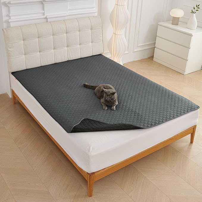 Waterproof Pet Couch Covers for Sofa Non Slip Sofa Cover for 3 Cushion Couch Absorbent Quick Dry Soft Dog Bed Cover Washable Furniture Protector (Brown,30"x70")