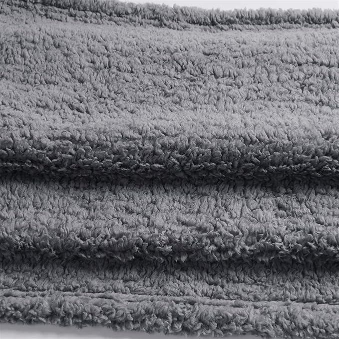 Pet Blankets for Couch Sofa Bed Dog Blankets Reversible Cat Blanket Soft Furniture Protector Cover for Small Medium Large Dogs Cats, Grey, 30 x 20 inches
