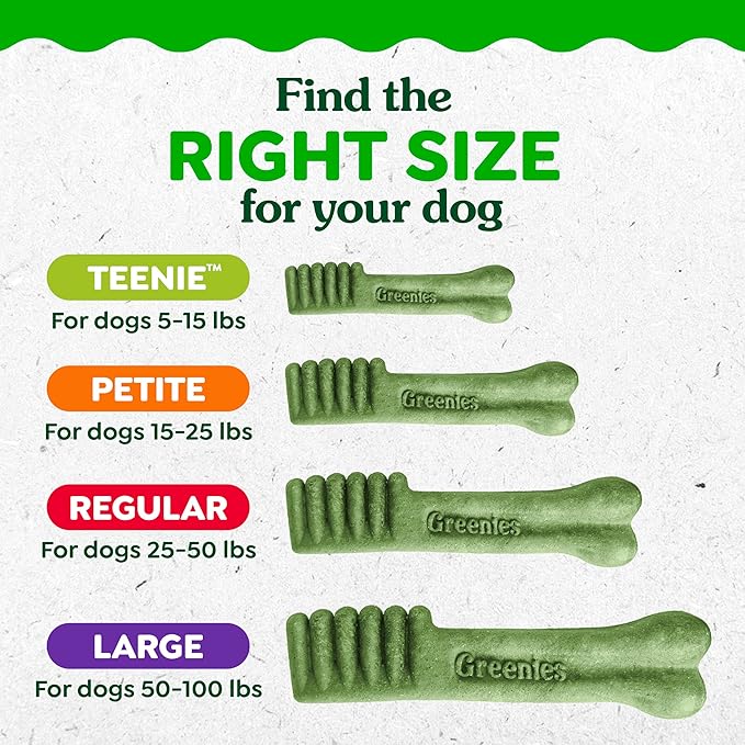 Greenies Veterinarian-Recommended Adult Natural Dental Dog Treats Petite Size, Variety Pack Flavor, (3) 12 oz. Packs, 60 Count
