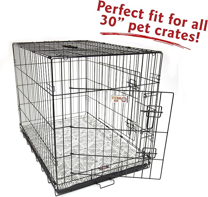 30" Charlie Gray Crate Dog Bed Mat By Majestic Pet Products