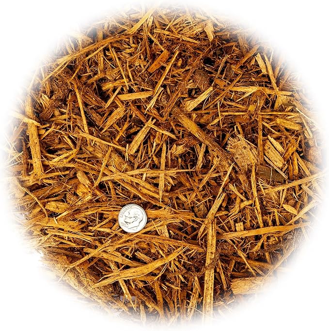 Gardenera Yellow Mulch - Retain Moisture and Suppress Weeds for a Thriving Landscape - 10 QUARTS