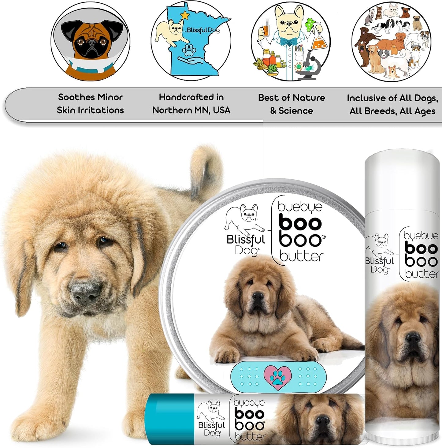 Tibetan Mastiff Boo Boo Butter, 8-Ounce