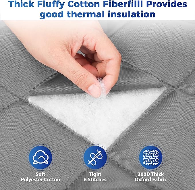 Cotton Thermal Door Screen Draft Stopper Cover Made of Oxford and Cotton Fill Fit 34x82inch Door Screen Door Itself Size 36x84inch Curtains for Winter, Insulated Door Curtain for Doors